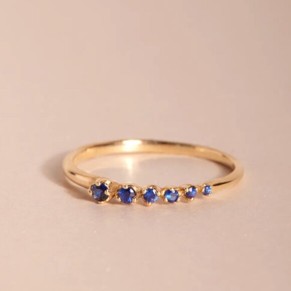 Catbird Jewelry - Catbird N+A Shooting Star Sapphire Ring